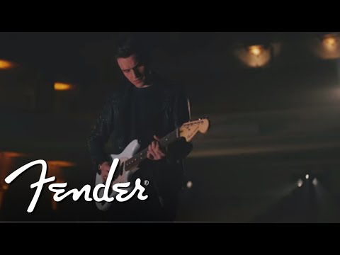 Fender American Performer Mustang Electric Guitar Rosewood FB, Satin Sonic Blue