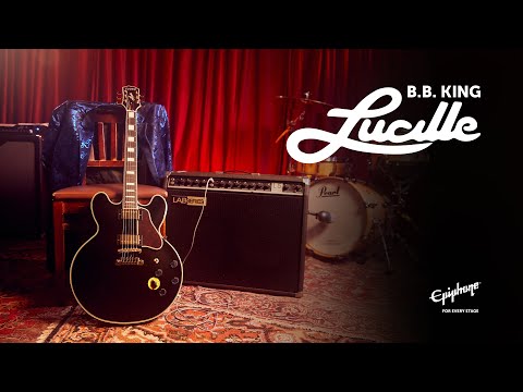 Epiphone IGBBKEBGH3 B.B. King Lucille Semi-hollowbody Electric Guitar - Ebony