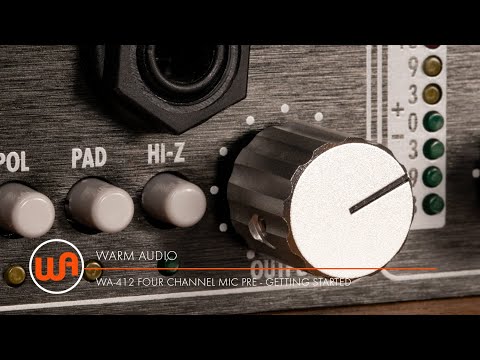 WARM AUDIO WA-412 4-CHANNEL MIC PREAMP WITH DI