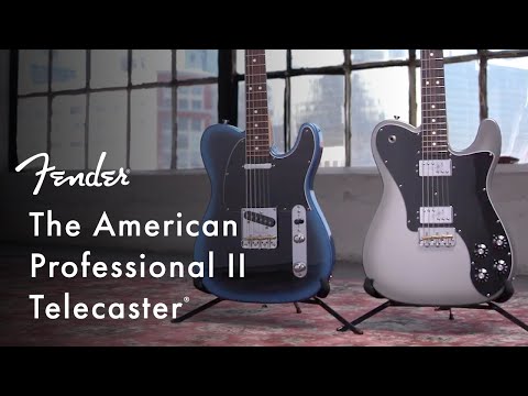 Fender American Professional II Left-Handed Telecaster Electric Guitar, RW FB, 3-Tone Sunburst