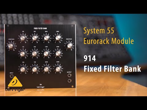 Behringer 914 Fixed Filter Bank Eurorack Module