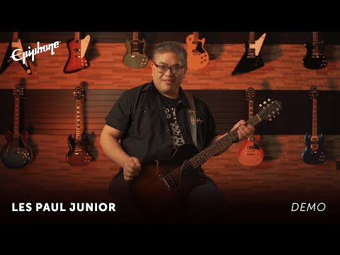 Epiphone EILJLVSNH1 Les Paul Junior Electric Guitar (Left-handed) - Tobacco Burst ( FREE Gator GBE-ELECT Gig Bag )