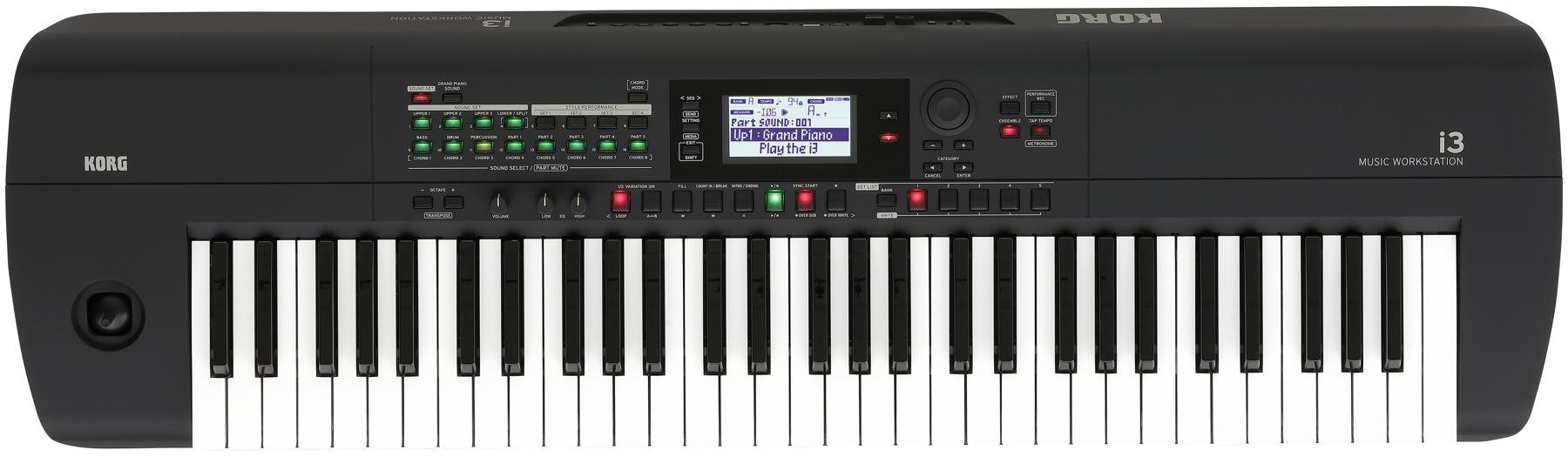 Korg I3 61-keys Workstation Keyboard |  KORG |  KEYBOARD-WORKSTATION |  Zoso Music
