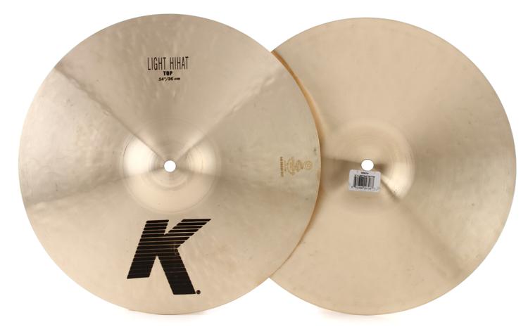 Zildjian K0812 14" K Light Hihats |  ZILDJIAN |  CYMBAL-HIHAT |  Zoso Music