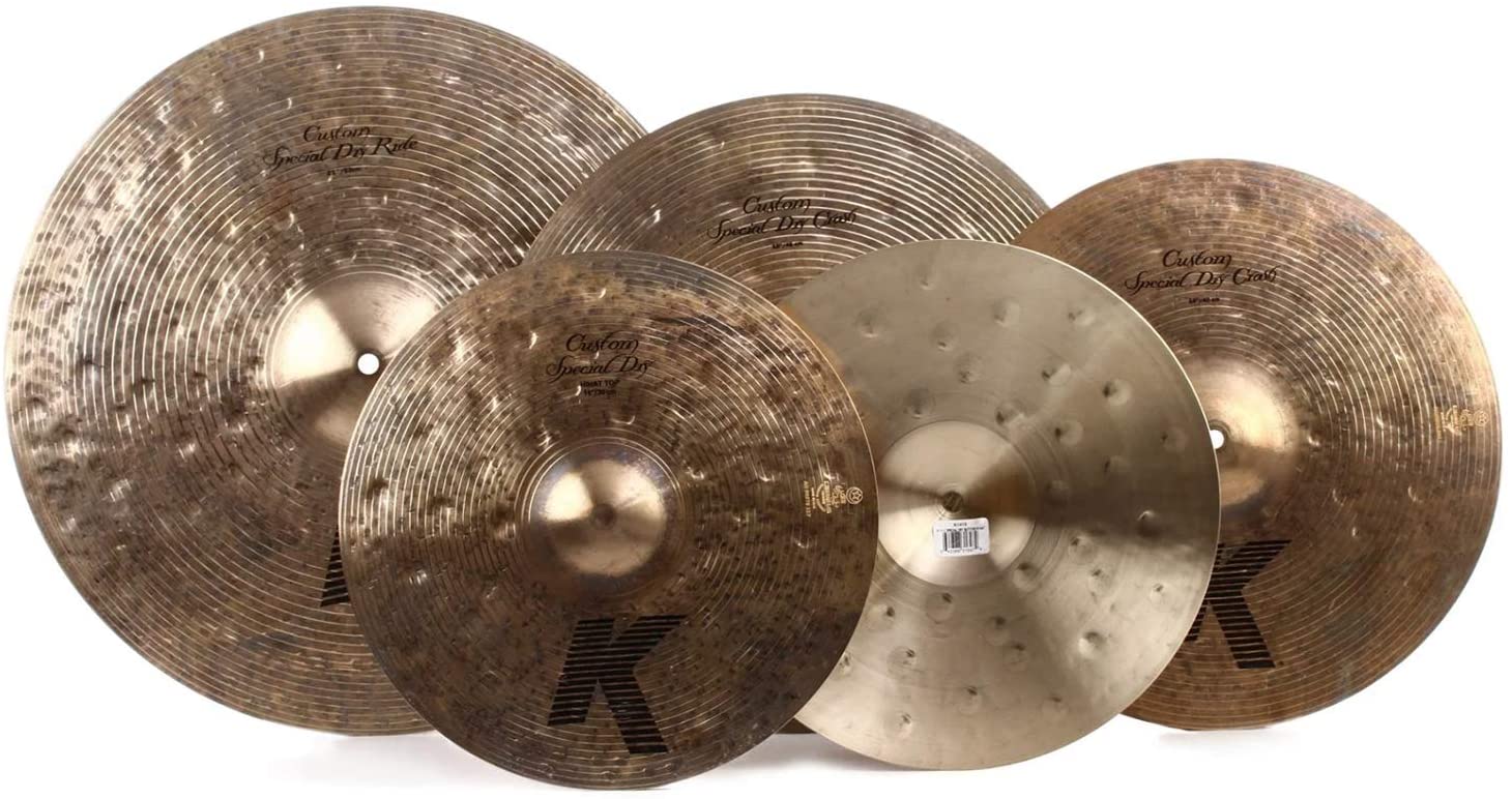 Zildjian KCSP4681 K Custom Dry Cymbal Pack 14/16/18/21 |  ZILDJIAN |  CYMBAL-SETS |  Zoso Music