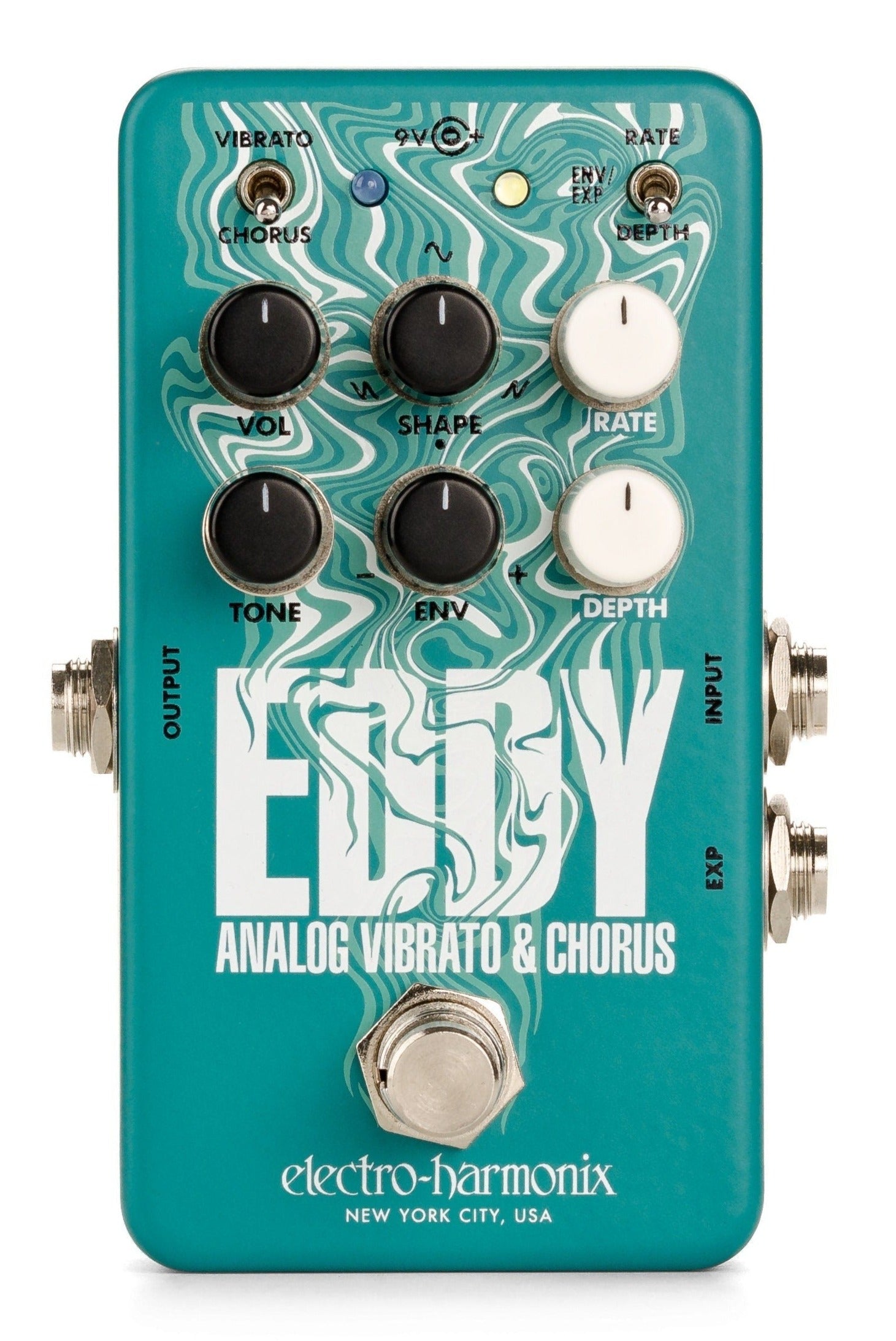 Electro-Harmonix Eddy Analog Vibrato & Chorus Guitar Effects Pedal | ELECTRO-HARMONIX , Zoso Music