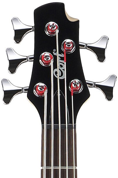 Cort Action V Plus 5-String Electric Bass With Bag Trans Red | CORT , Zoso Music