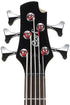 Cort Action V Plus 5-String Electric Bass With Bag Trans Red | CORT , Zoso Music