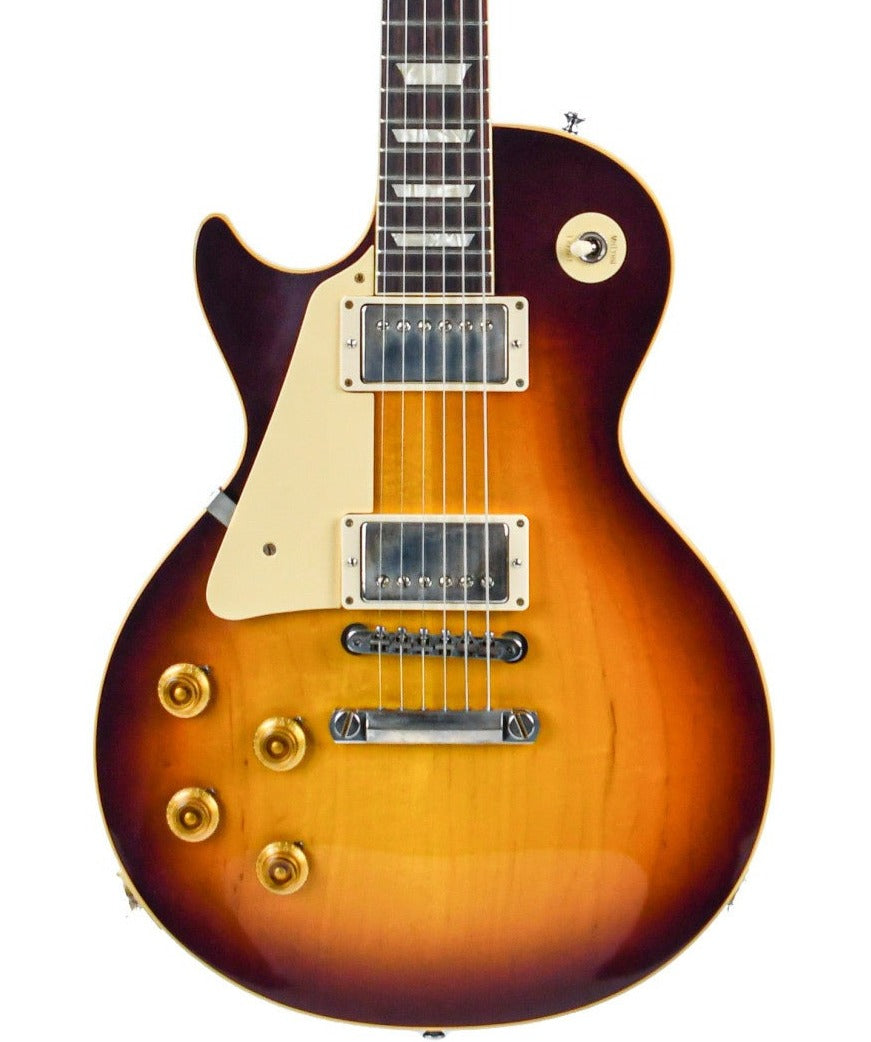 Gibson 1958 Les Paul Standard Reissue VOS (Left-handed) Electric Guitar, Bourbon Burst (LPR58LHVOBBNH1)