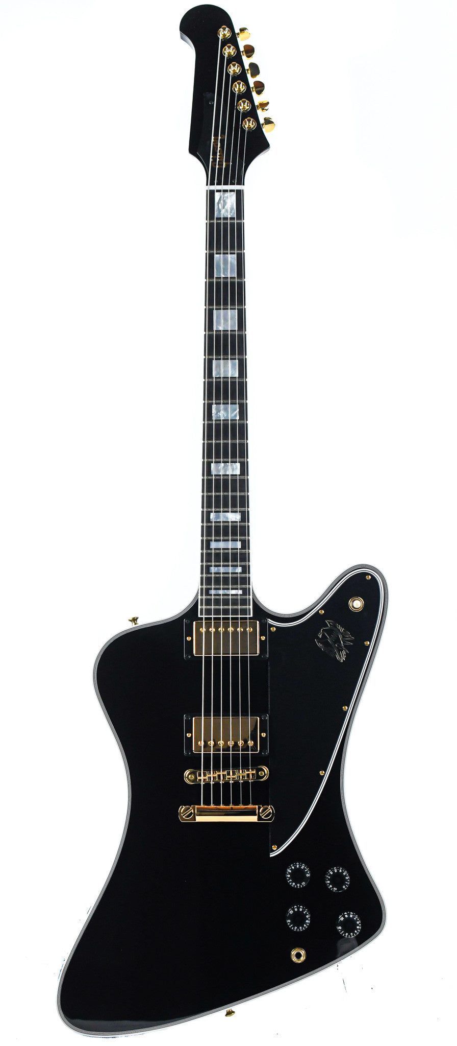 Gibson Firebird Custom w/ Ebony Fingerboard Gloss Electric Guitar, Ebony |  GIBSON |  ELECTRIC GUITAR |  Zoso Music