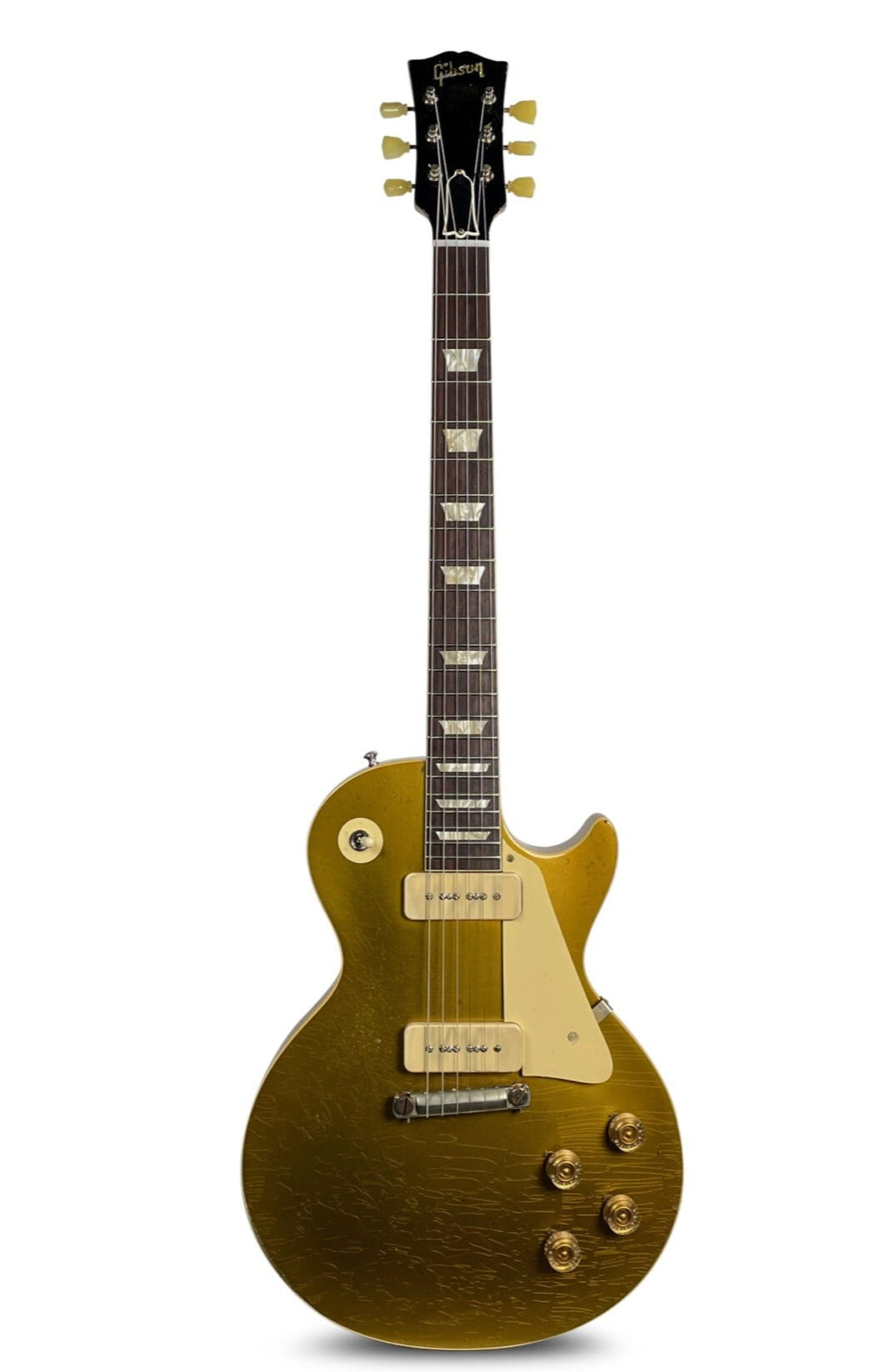 Gibson 1954 Les Paul Goldtop Reissue Heavy Aged  Electric Guitar, Double Gold (LPR54HADGNH1)