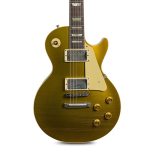 Gibson 1957 Les Paul Goldtop Reissue Ultra Light Aged Electric Guitar,Double Gold (LPR57ULDGNH1) |  GIBSON |  ELECTRIC GUITAR |  Zoso Music