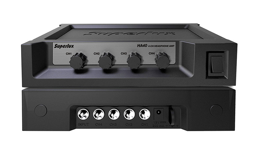 Superlux HD40 Headphone Amplifier - 4 Channel