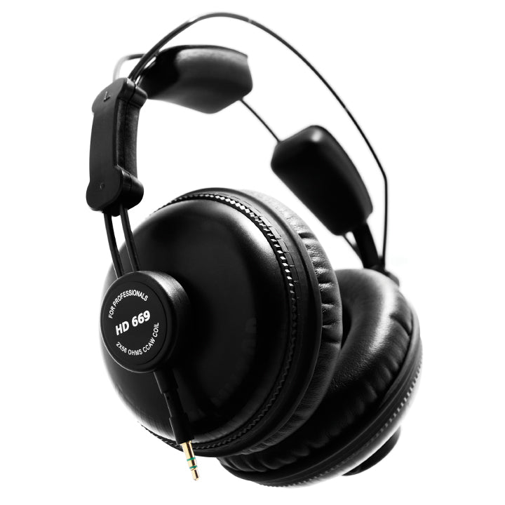 Superlux HD669 Professional Studio Monitoring Headphones, Closed-Back
