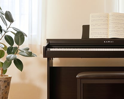 KAWAI KDP SERIES KDP120 (RHC II) DIGITAL PIANO 88 KEYS WITH BENCH & HEADPHONE - PREMIUM ROSEWOOD (MII), KAWAI, DIGITAL PIANO, kawai-digital-piano-kdp120-rw, ZOSO MUSIC SDN BHD