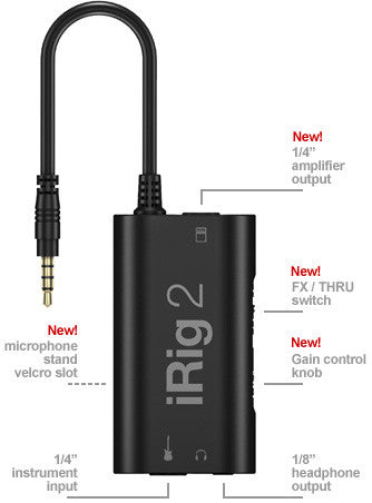 IK MULTIMEDIA iRIG 2, IK MULTIMEDIA, MADE FOR iOS, ik-multimedia-the-sequel-interface-for-iphone-ipod-touch-ipad, ZOSO MUSIC SDN BHD