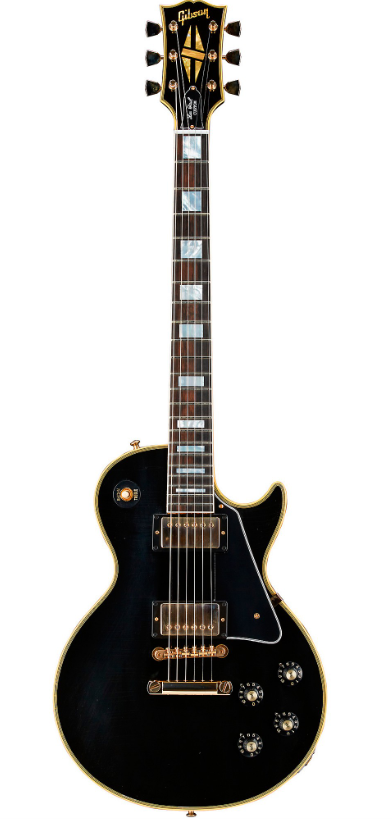 Gibson 1968 Les Paul Custom Reissue Ultra Light Aged Electric Guitar, Ebony