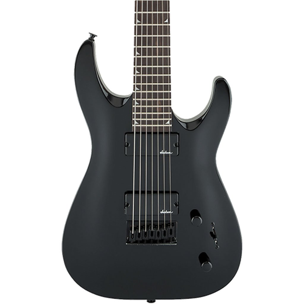 JACKSON JS SERIES DINKY ARCH TOP JS22-7 DKA HT ELECTRIC GUITAR AMARANTH FB SATIN BLACK, JACKSON, ELECTRIC GUITAR, jackson-electric-guitar-jac-j08-291-0132-568, ZOSO MUSIC SDN BHD