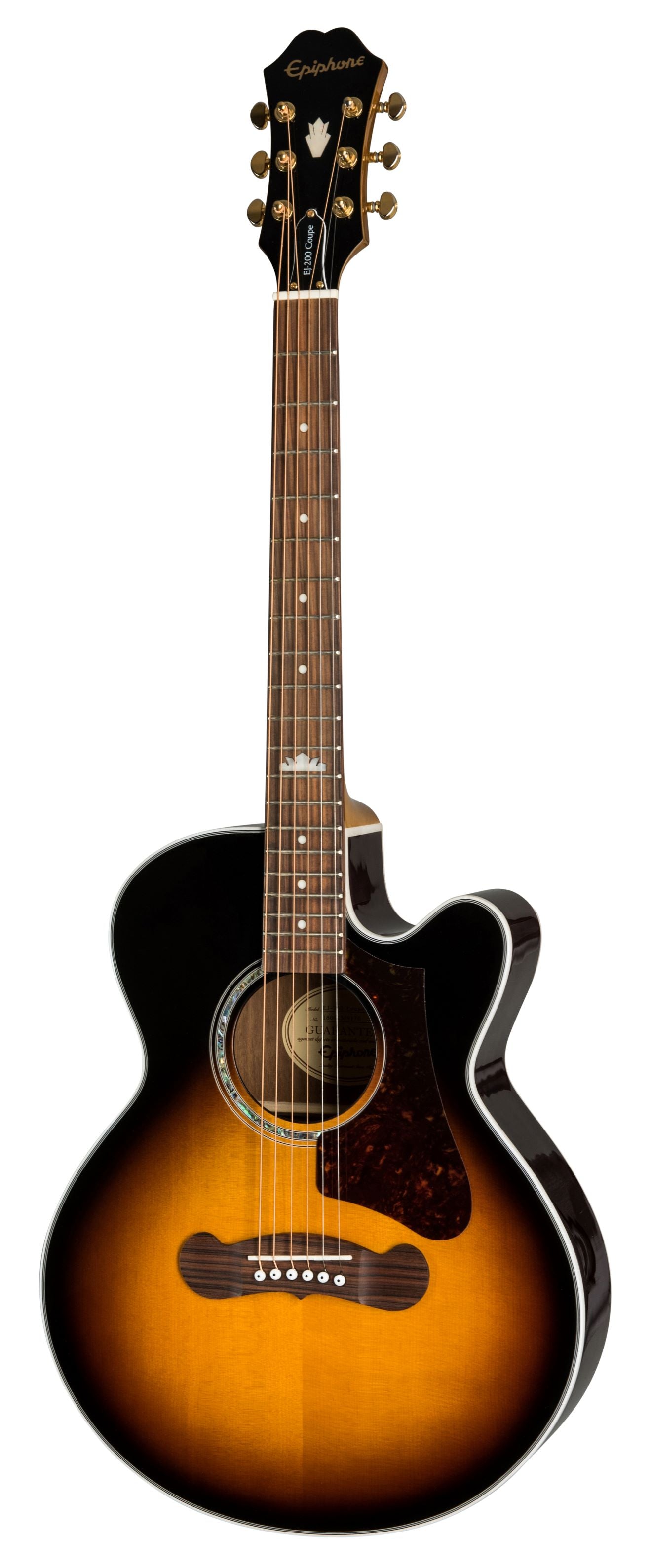 Epiphone EEJPVSGH3 J-200 EC Studio Parlor Acoustic Electric Guitar - Vintage Sunburst