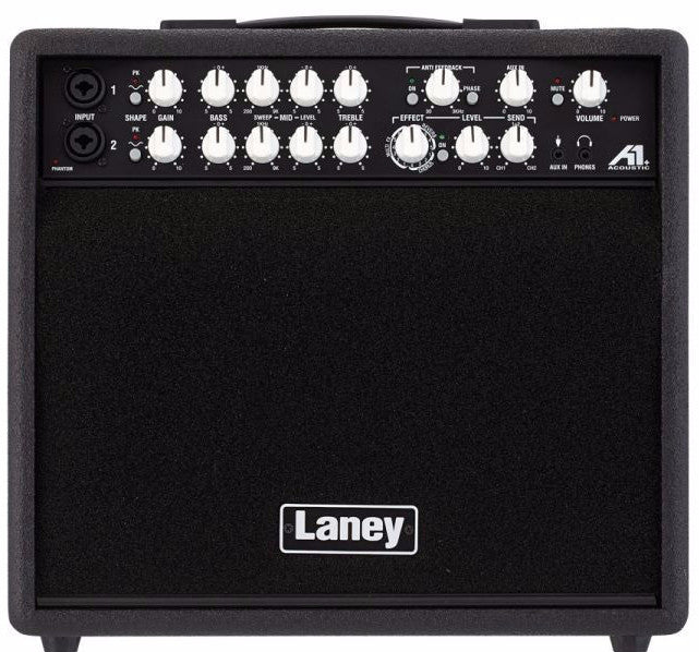 LANEY A1+ 80W COMBO ACOUSTIC AMPLIFIER, LANEY, ACOUSTIC AMPLIFIER, laney-80w-acoustic-guitar-amp, ZOSO MUSIC SDN BHD