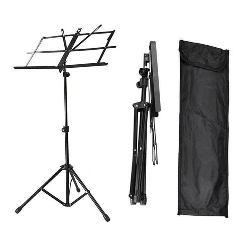 MUSIC STAND WITH BLACK BAG HY203, KM, STAND, km-stand-km-hy203, ZOSO MUSIC SDN BHD