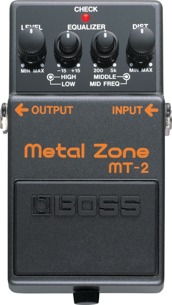 BOSS MT-2 METAL ZONE PEDAL (MT2) | BOSS , Zoso Music