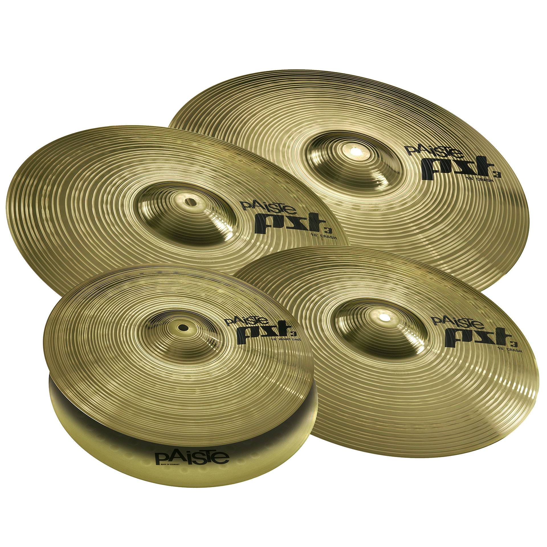 PAISTE PST3 CYMBAL SET UNIVERSAL -14"/18"/20" + FREE 16" CRASH |  PAISTE |  CYMBAL-SETS |  Zoso Music