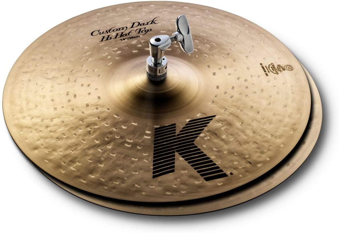 Zildjian K0943 14" K Custom Dark Hihat |  ZILDJIAN |  CYMBAL-HIHAT |  Zoso Music