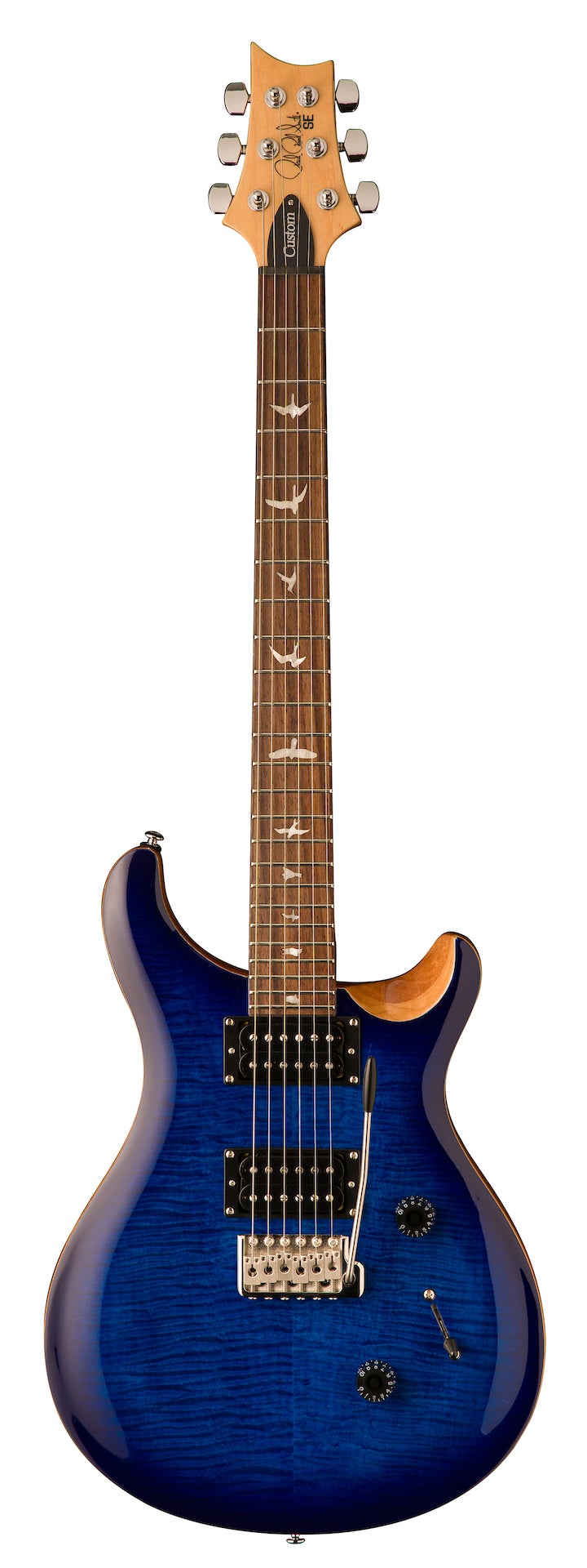 PRS SE Custom 24 Electric Guitar w/Bag, Faded Blue Burst |  PRS |  ELECTRIC GUITAR |  Zoso Music