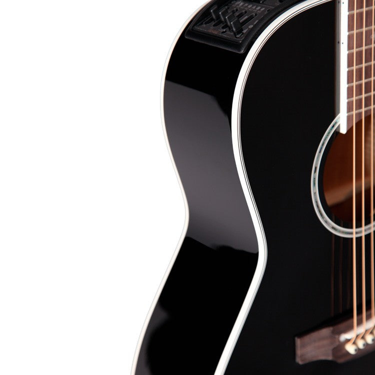 TAKAMINE CP3NY BL CUSTOM PRO SERIES NEW YORKER ACOUSTIC-ELECTRIC GUITAR, CT4BII PREAMP & HARD CASE (MADE IN JAPAN)
