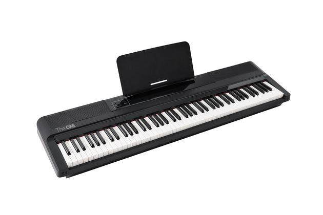 The ONE Nex Smart Digital Piano With 88 Hammer Keys W/ Tri-Pedal Wood Stand-Black Color