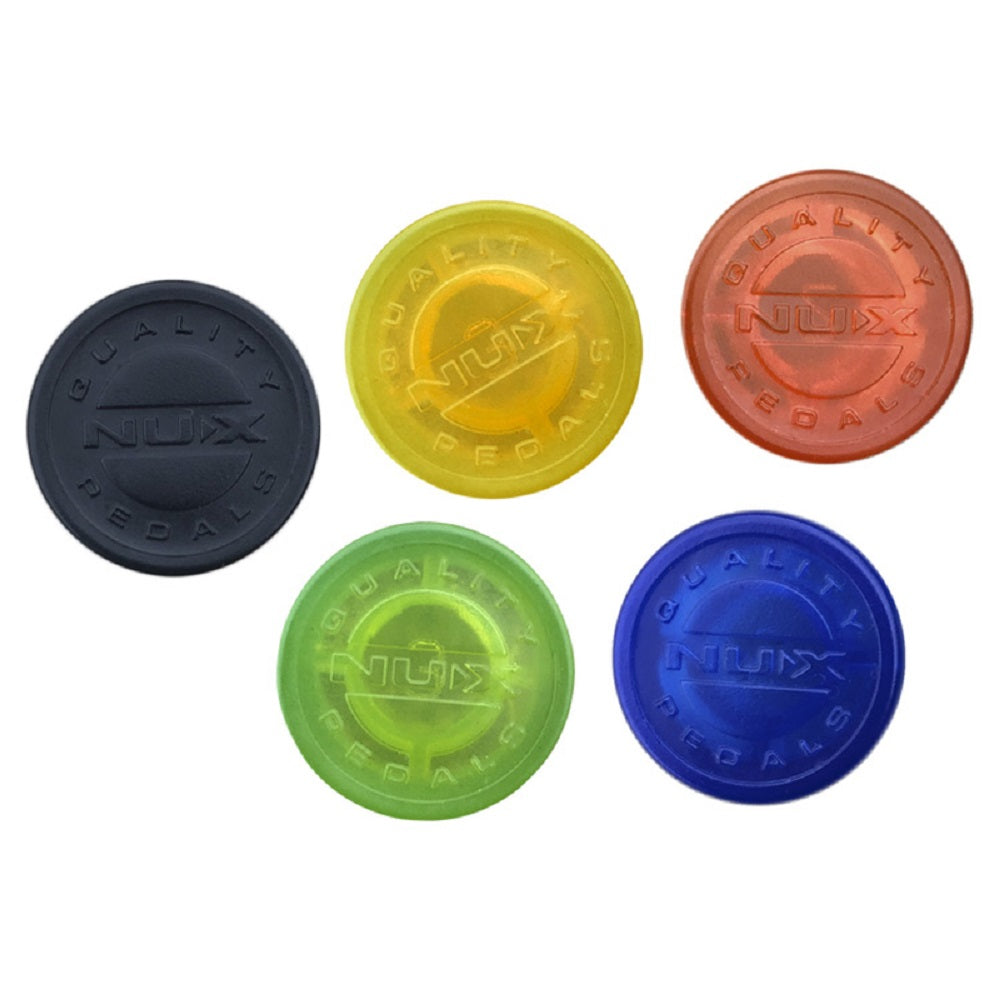 Nux NST-1 5 Piece Pedal Topper Footswitch Button Switch Solid Plastic Cast Effect Pedal Caps |  NUX |  PEDALBOARD ACCESSORIES |  Zoso Music