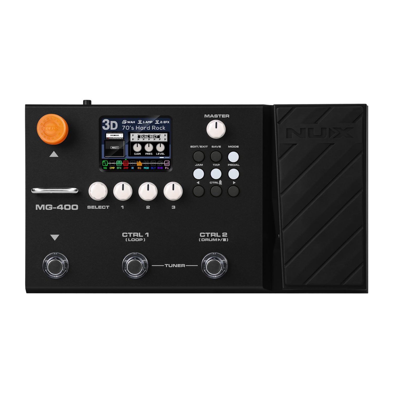 Nux MG-400 Modeling Guitar & Bass Processor/multi Effect