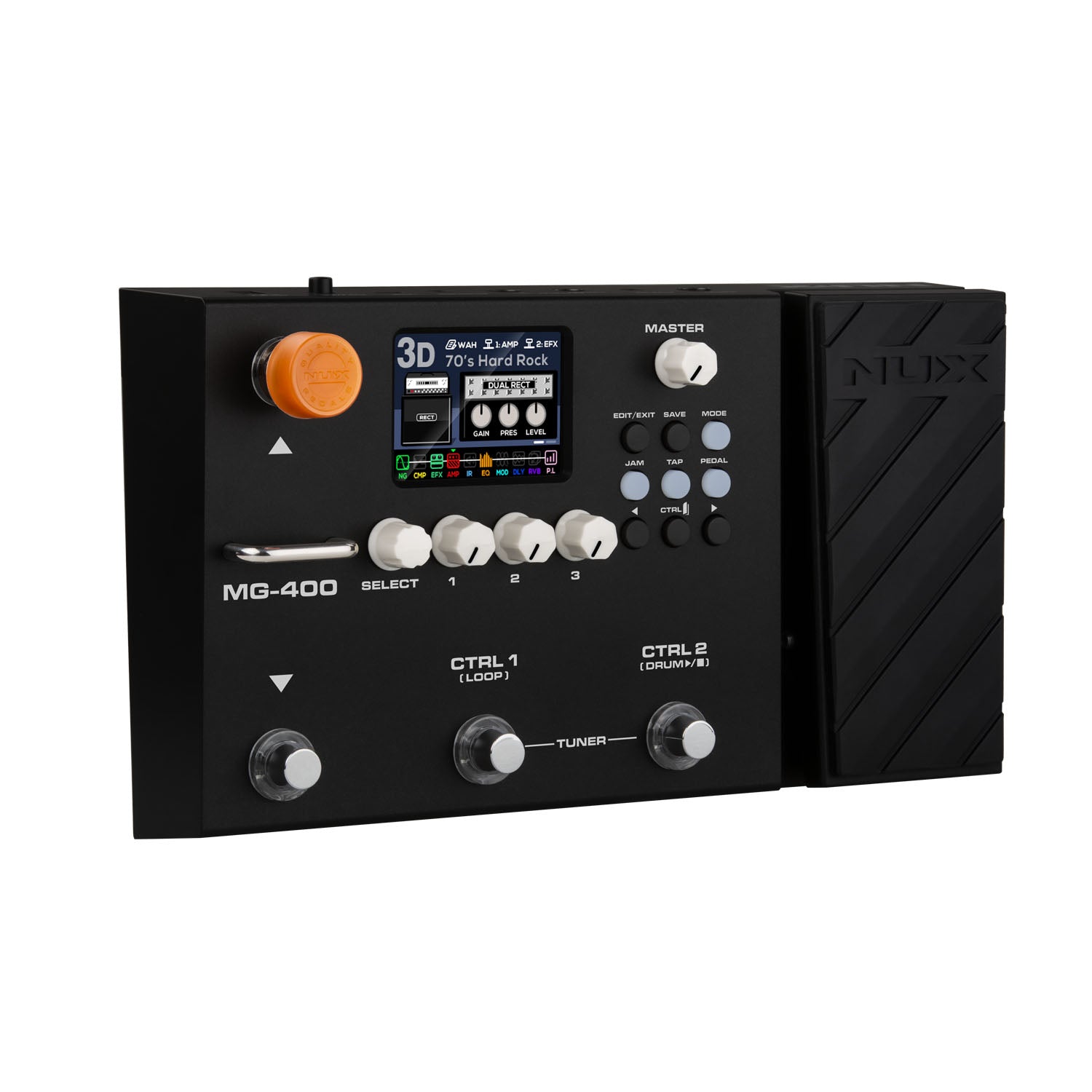 Nux MG-400 Modeling Guitar & Bass Processor/multi Effect