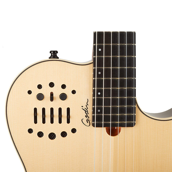 GODIN MULTIAC NYLON NATURAL HG ELECTRIC-ACOUSTIC GUITAR |  GODIN GUITAR |  ACOUSTIC GUITAR |  Zoso Music