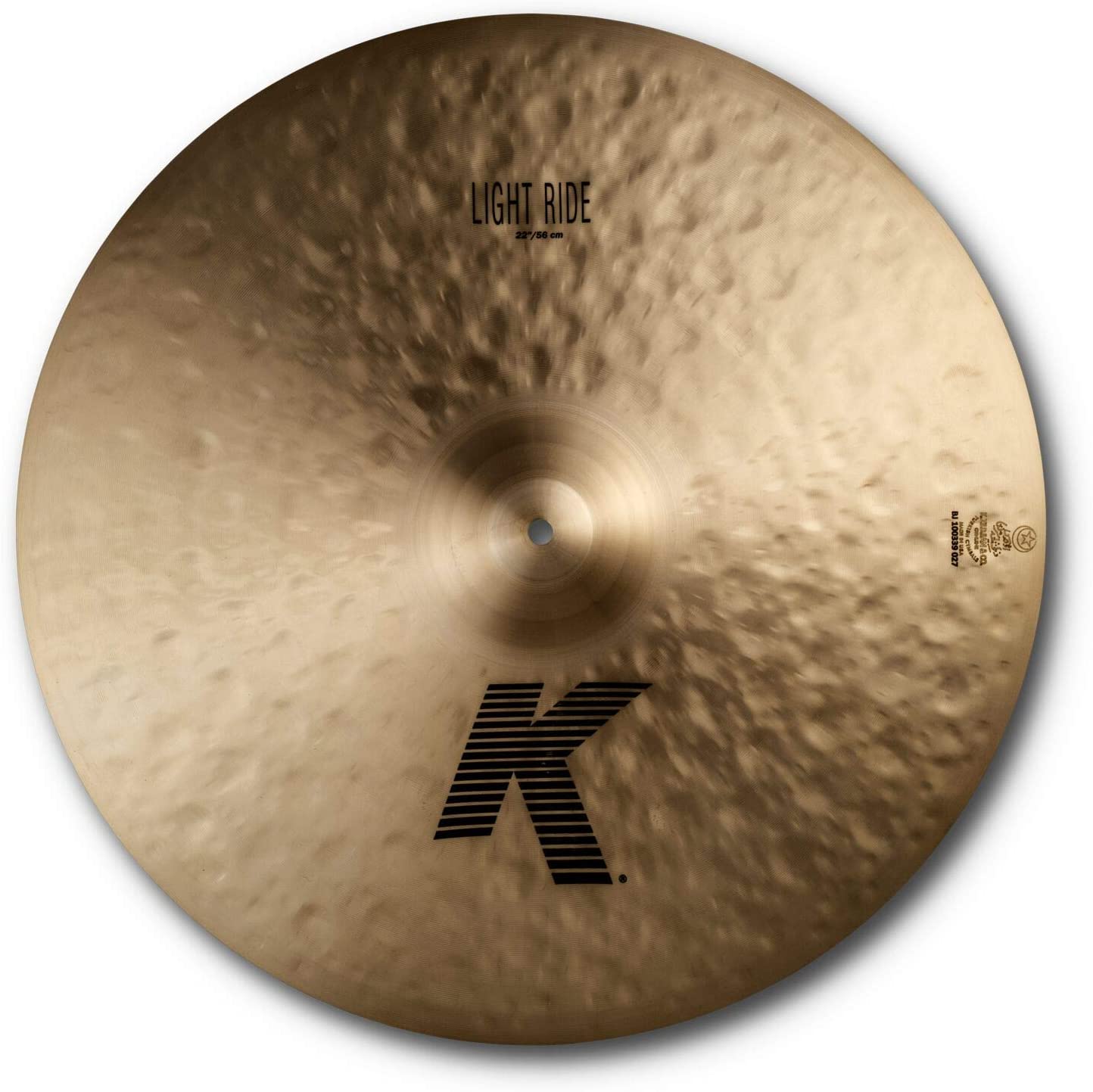 Zildjian K0832 22” K Light Ride |  ZILDJIAN |  CYMBAL-RIDE |  Zoso Music