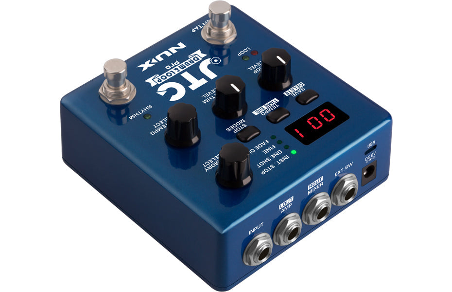 Nux NDL-5 Jtc Drum And Loop Pro – Dual Switch Looper Pedal |  NUX |  EFFECTS |  Zoso Music