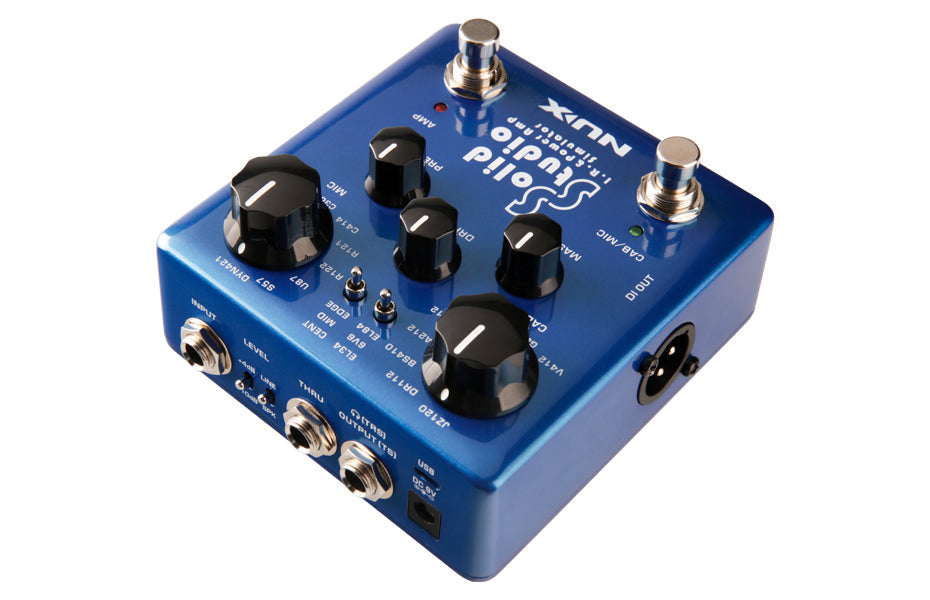Nux NSS-5 Solid Studio IR And Power Guitar Amp Amplifier Simulator Effect Pedal Footswitch |  NUX |  EFFECTS |  Zoso Music