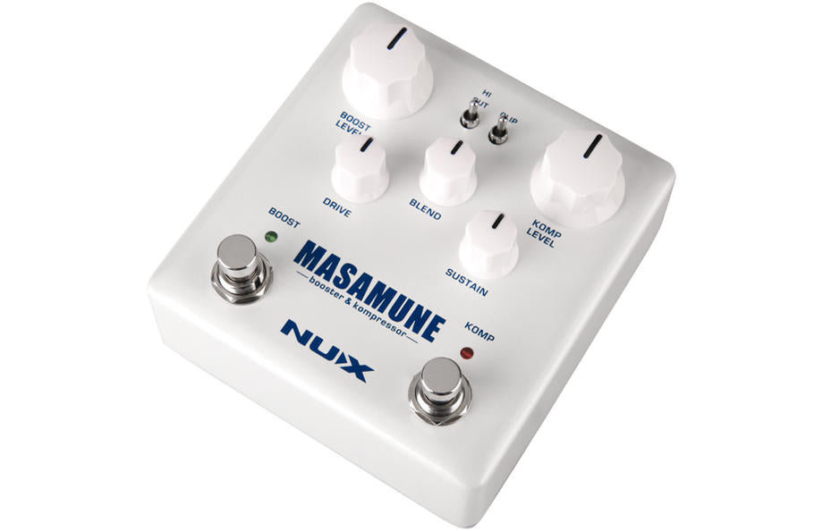 Nux NBK-5 Masamune Booster And Kompressor Effects Pedal |  NUX |  EFFECTS |  Zoso Music