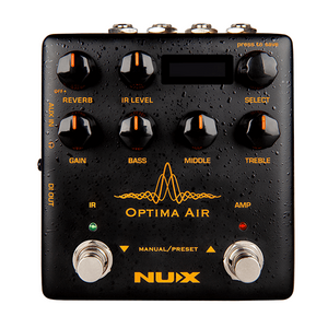 Nux Nai-5 Optima Air Dual-switch Acoustic Guitar Simulator With Preamp |  NUX |  EFFECTS |  Zoso Music