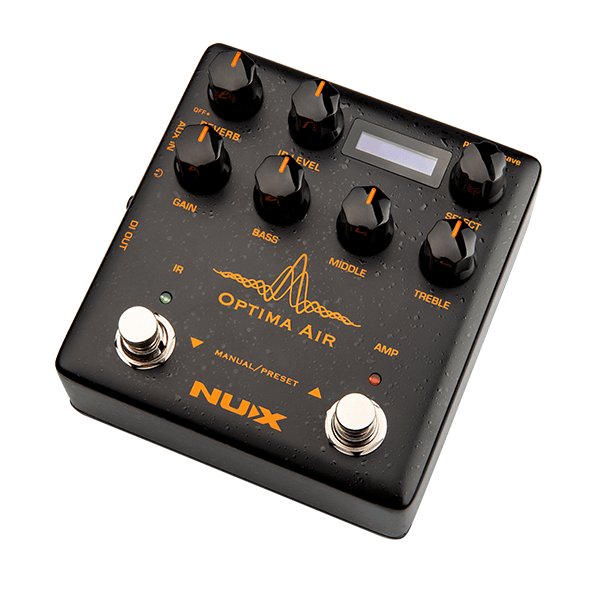 Nux Nai-5 Optima Air Dual-switch Acoustic Guitar Simulator With Preamp |  NUX |  EFFECTS |  Zoso Music