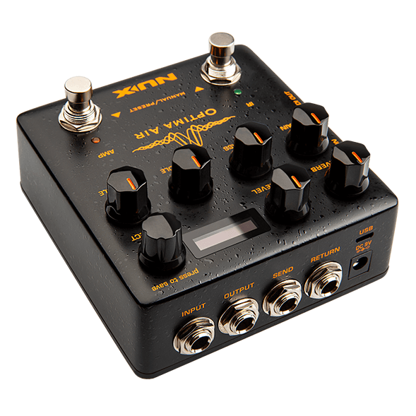 Nux Nai-5 Optima Air Dual-switch Acoustic Guitar Simulator With Preamp |  NUX |  EFFECTS |  Zoso Music