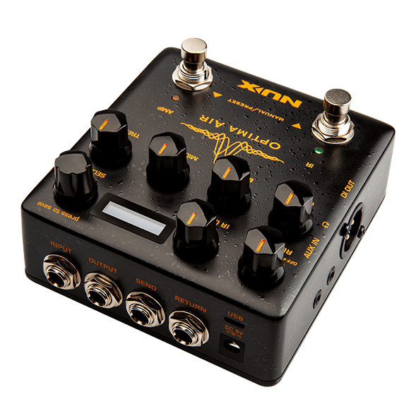 Nux Nai-5 Optima Air Dual-switch Acoustic Guitar Simulator With Preamp |  NUX |  EFFECTS |  Zoso Music