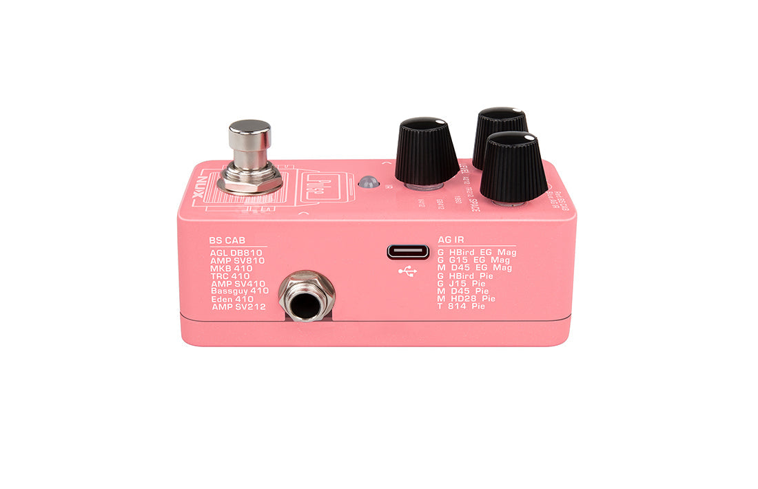 Nux NSS-4 Pulse Mini IR Loader Electric, Bass And Acoustic Guitar Cabinet Amp Simulator Effect Pedal |  NUX |  EFFECTS |  Zoso Music