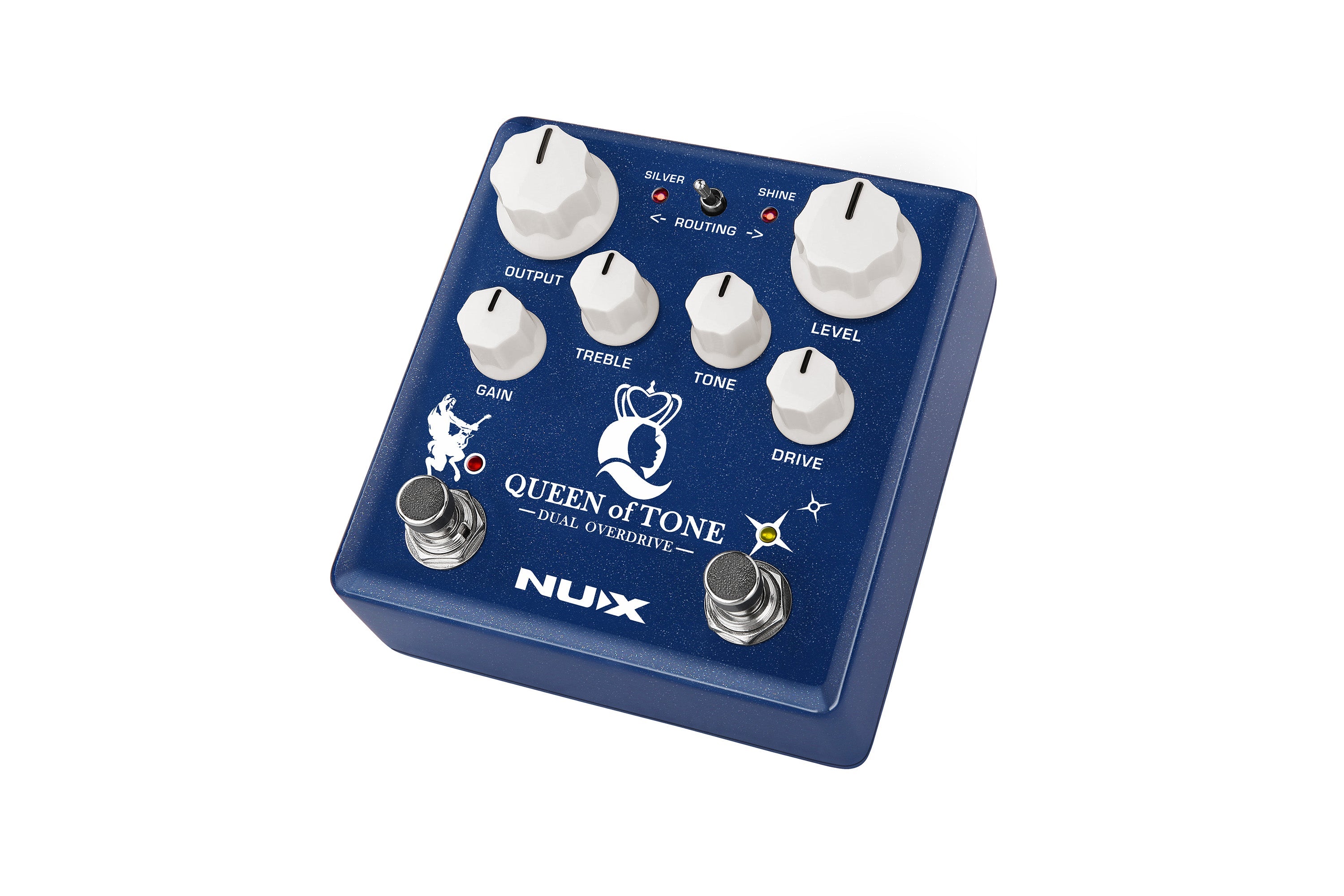 Nux NDO-6 Queen Of Time Dual Overdrive |  NUX |  EFFECTS |  Zoso Music