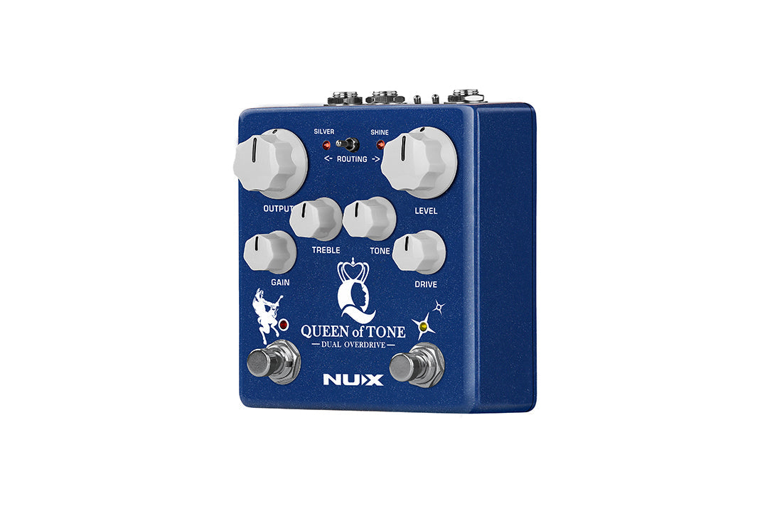 Nux NDO-6 Queen Of Time Dual Overdrive |  NUX |  EFFECTS |  Zoso Music