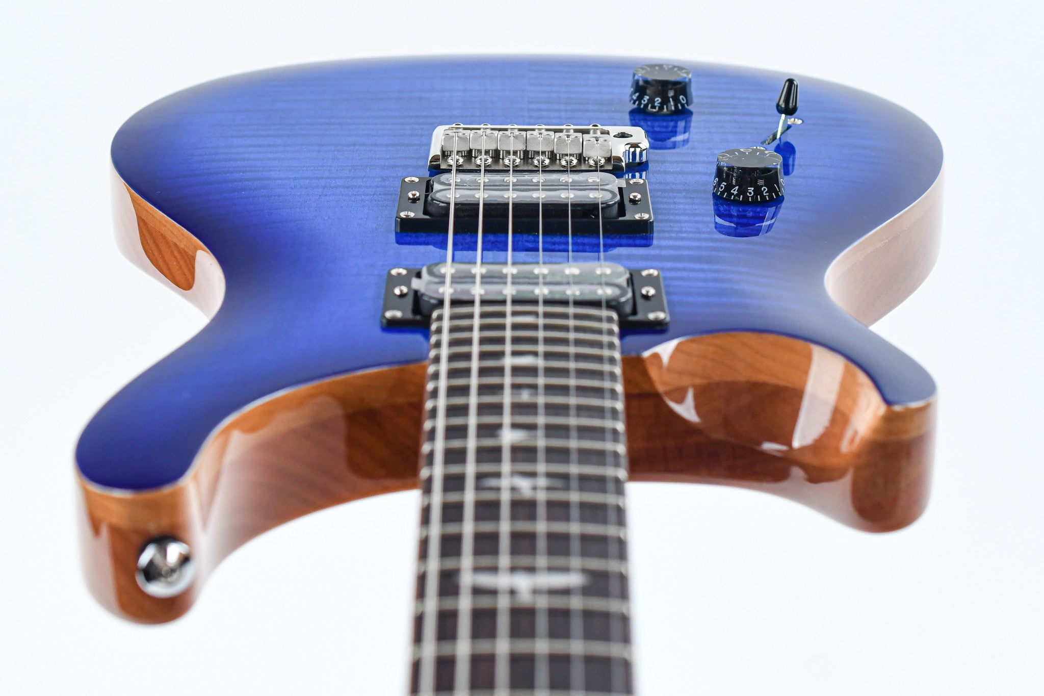 PRS SE Custom 24 Electric Guitar w/Bag, Faded Blue Burst |  PRS |  ELECTRIC GUITAR |  Zoso Music