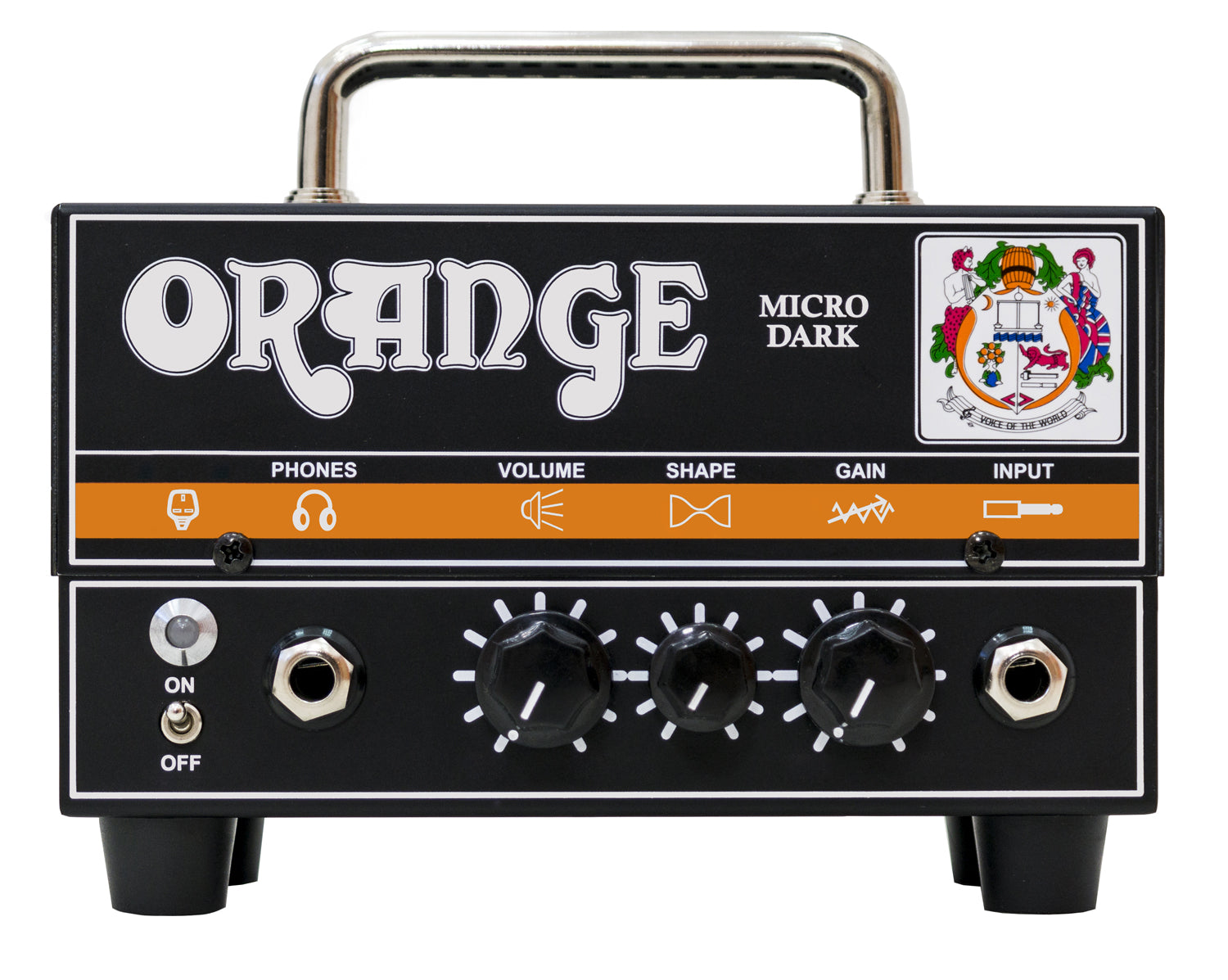 ORANGE MD20 MICRO DARK VALVE HYBRID GUITAR AMPLIFIER HEAD, ORANGE, GUITAR AMPLIFIER, orange-md20-micro-dark-valve-hybrid-guitar-amplifier-head, ZOSO MUSIC SDN BHD