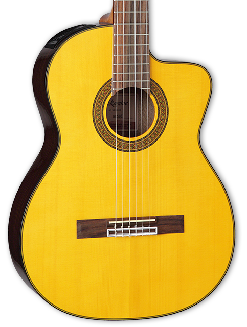 TAKAMINE GC5CE NAT | CUTAWAY | SOLID SPRUCE TOP | CLASSICAL ACOUSTIC-ELECTRIC WITH TP-4T PREAMP