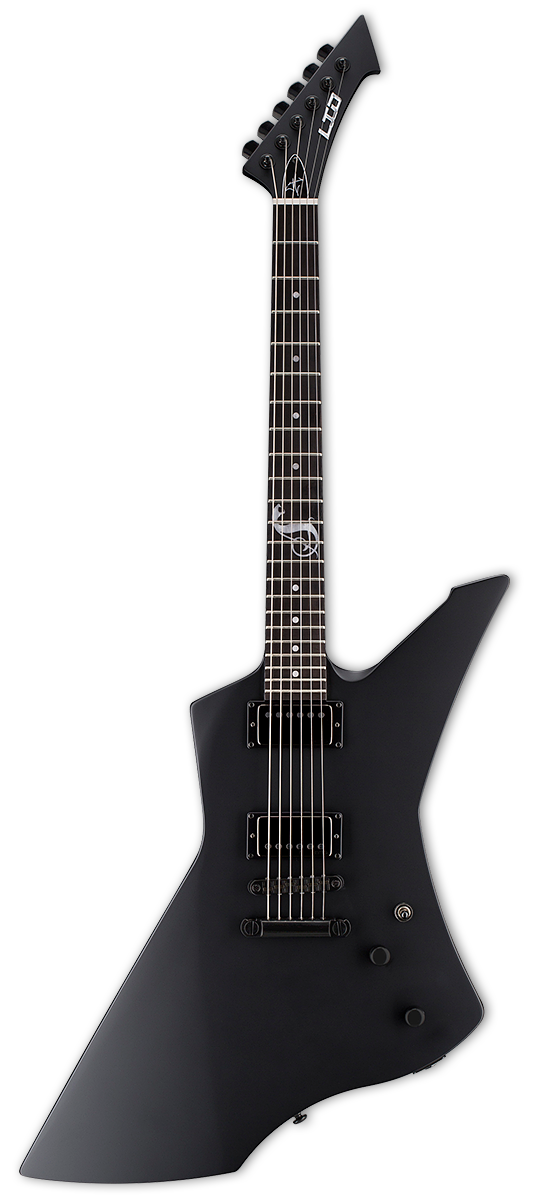 ESP LTD SNAKEBYTE JAMES HETFILED SIGNATURE ELECTRIC GUITAR WITH HARDCASE - BLACK SATIN (SNAKEBYTEBLKS), ESP LTD, ELECTRIC GUITAR, esp-ltd-electric-guitar-lsnakebyteblks, ZOSO MUSIC SDN BHD